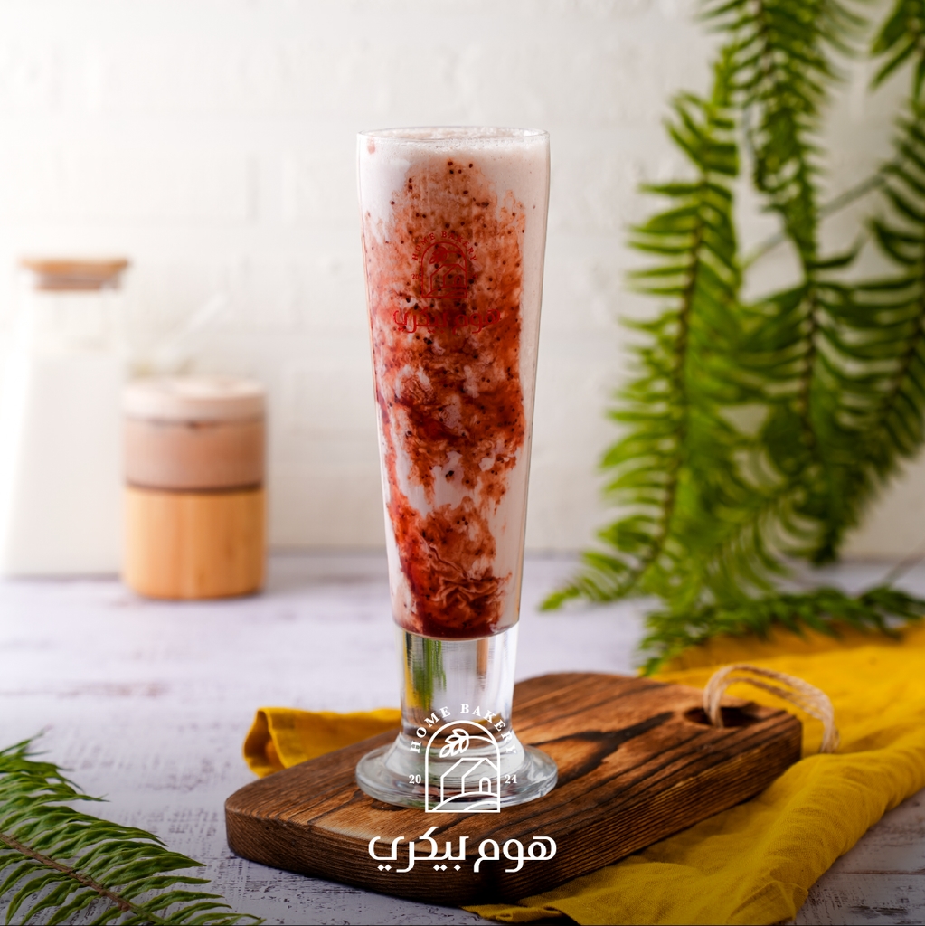 ميلك شيك فراولة
