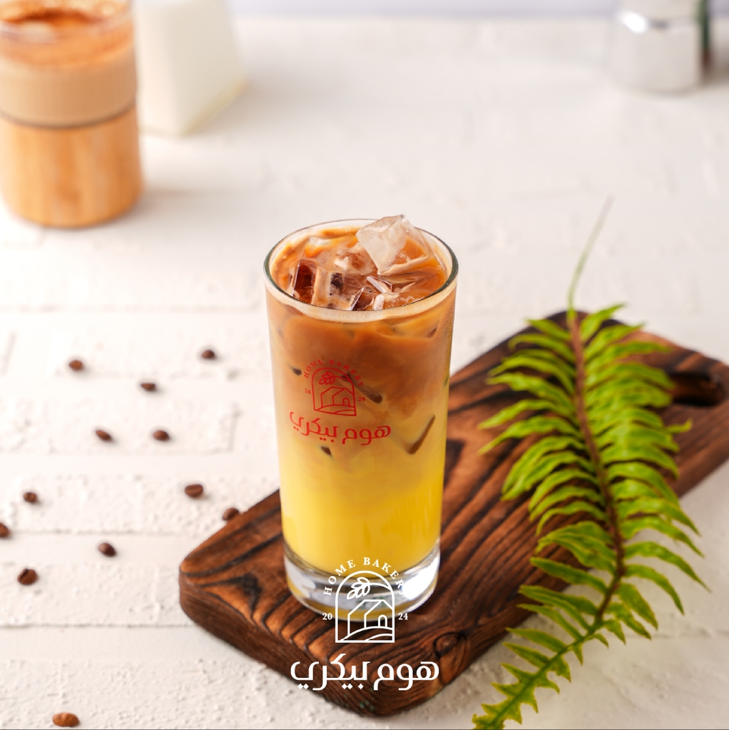 آيس زعفران لاتيه 